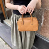 NATURAL LEATHER_Vegetable-tanned Leather Genuine Leather Women's Casual Shoulder Bag