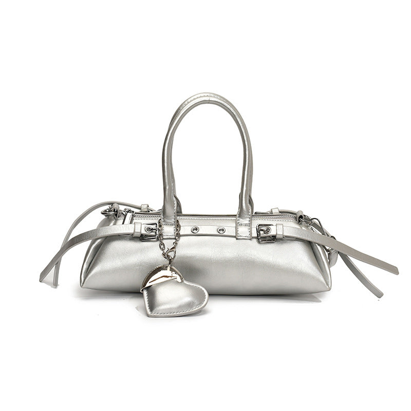 アーチロウ_ニッチデザイン ボウリングバッグ型 通勤ショルダーバッグ