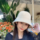 ラムモコ_秋冬 レディース 新作 ふわもこ ラムウールバケットハット