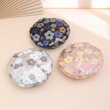 FLORA BERET_スパンコール花付き ベレー帽 レディース トレンド