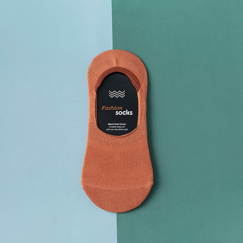 デイリーベーシック メンズコットンソックス | 春夏用薄手通気性カジュアル