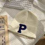 レトロキャップ_秋冬 アメリカンレトロ ゆるフィット 防寒ニット帽