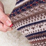 レッグウォーマー パイルソックス | ヴィンテージ風カラフルボーダーでおしゃれに保温