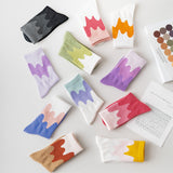 ジェラートソックス_レディース アイスクリームカラー チューブソックス