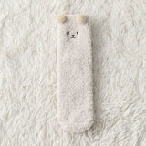 リラックスウォーム_レディース 裏起毛 プラッシュソックス 厚手 あったか 冬用