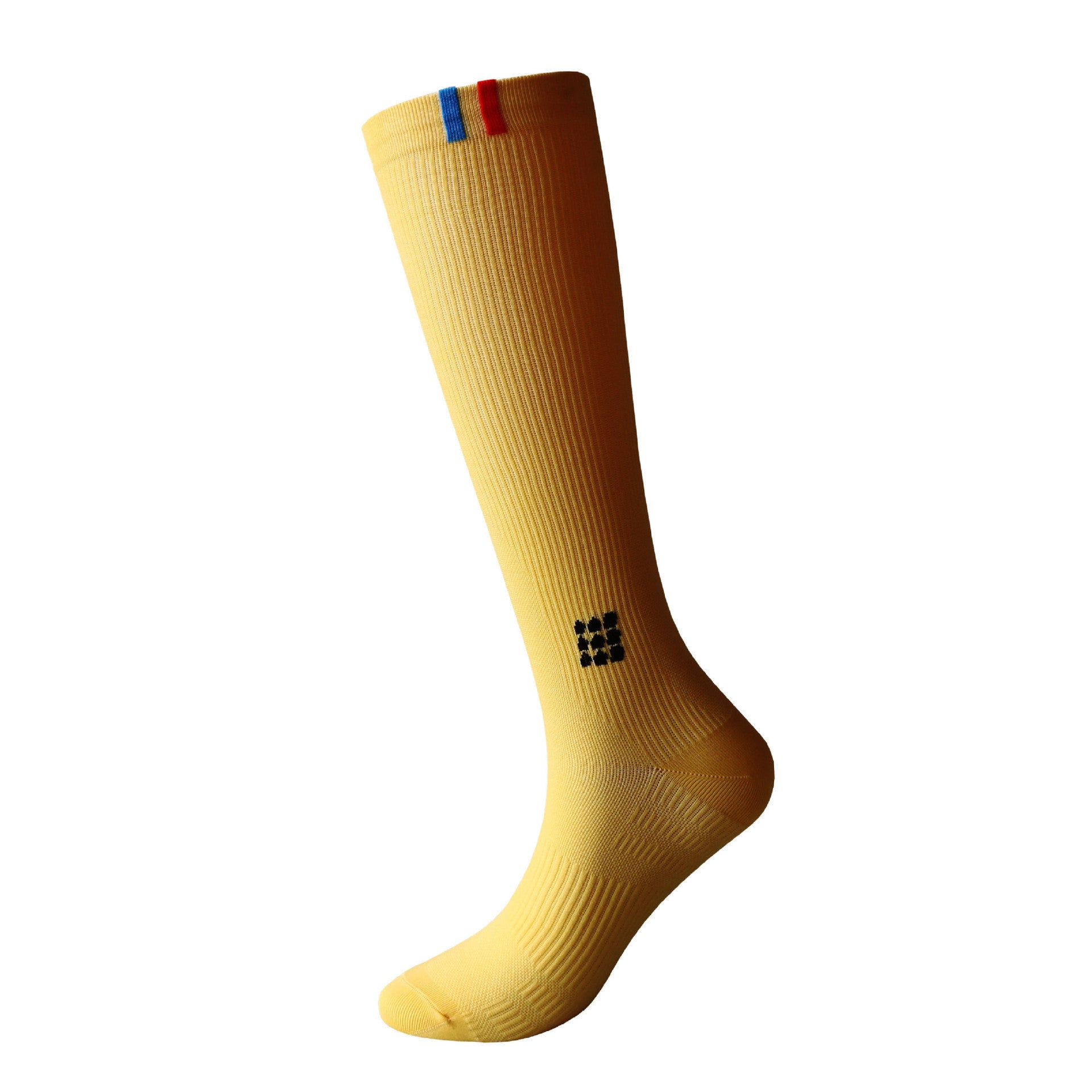 パワーステップ 加圧ロングソックス|JK風デザインのコンプレッションスポーツソックス