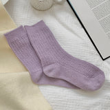 デイリーウォーム_レディース 厚手 裏起毛 あったかウールソックス