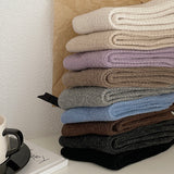 デイリーウォーム_レディース 厚手 裏起毛 あったかウールソックス