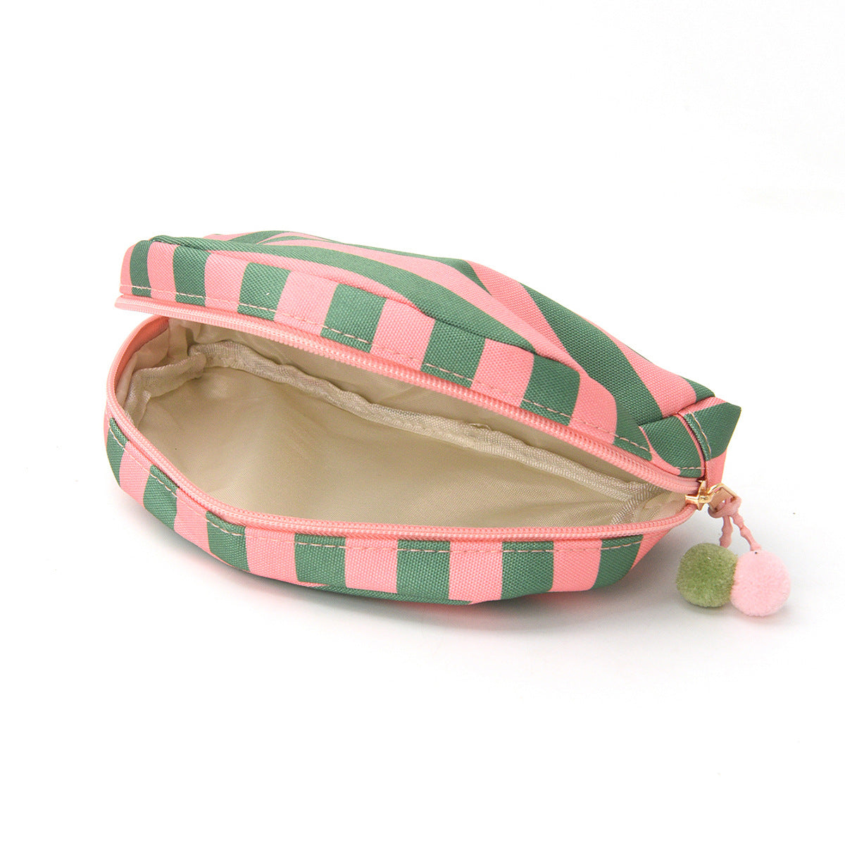 SHELL STRIPE Shell-shaped Cosmetic Pouch Storage Bag