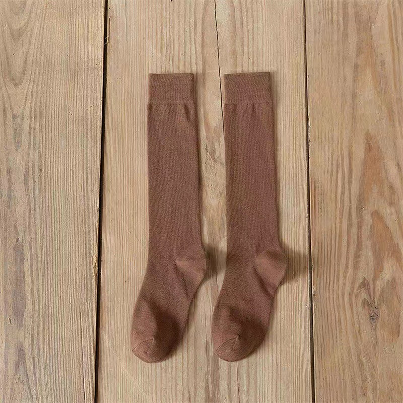 ミルキームード_レディース 秋冬 個性デザイン ファッションミドルソックス