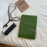 カシミヤタッチ・デイズ_カシミヤタッチ 男女兼用 あったか冬マフラー 学生・カップルにも