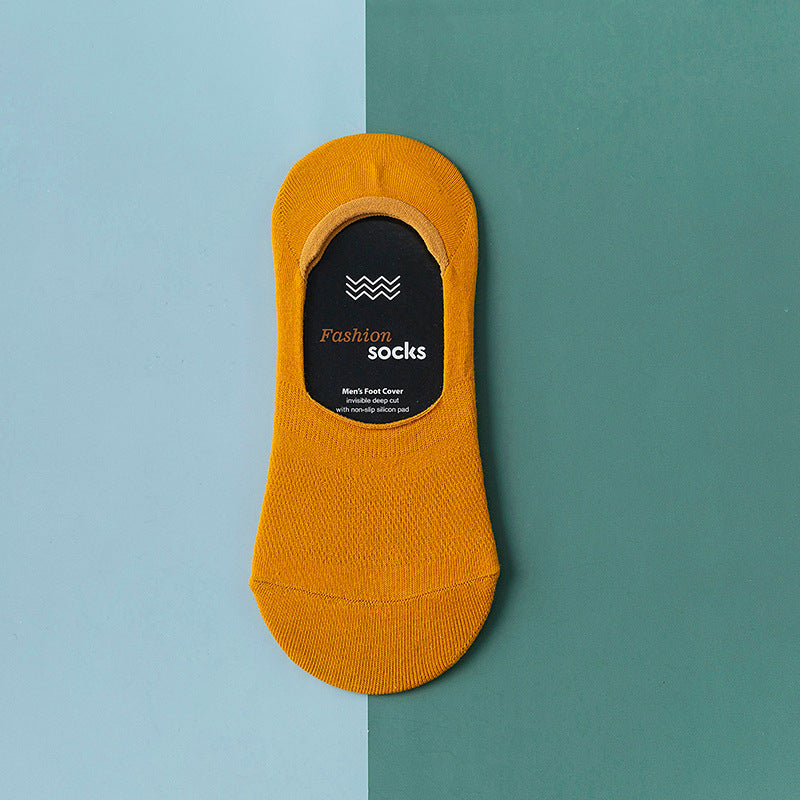 デイリーベーシック メンズコットンソックス | 春夏用薄手通気性カジュアル