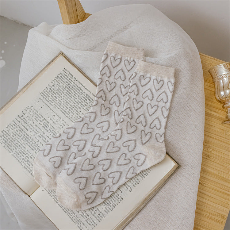 レディース カラーブロックソックス | おしゃれ快適カジュアル(5足/1足)