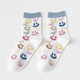 ブルーバニー カートゥーンソックス | 綿素材チューブ丈 男女兼用
