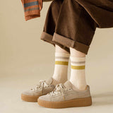 コンフォパイル_ミドル丈 無縫製 厚手パイル あったかソックス