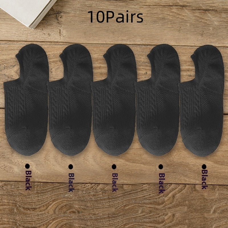 デイリーベーシック メンズショートソックス | 麻の葉柄アンクル丈セット