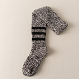 リラックスウォーム_コーラルフリース ニーハイソックス 厚手 ふわもこ 冬用