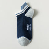 クールメッシュ_メンズ 吸汗通気性 コットン スポーツメッシュ ローカットソックス