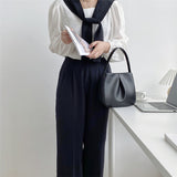 プリーツベル_レトロエレガント PUプリーツ ミニハンドバッグ レディース