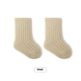 ベビースマイル_秋冬 ベビー ふわあつ しめつけない ルーズ口ソックス