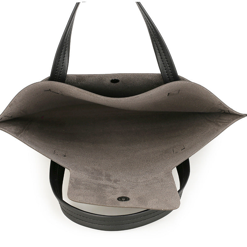 ワークリー_ビジネス・カジュアル対応 PUレザー ノートパソコンバッグ