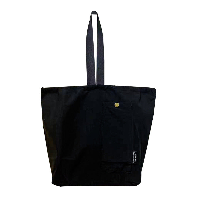 デリキープ_防水 韓国風 大容量 巾着ランチバッグ 2層構造 保温タイプ