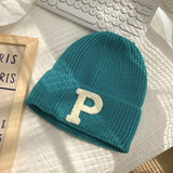 レトロキャップ_秋冬 アメリカンレトロ ゆるフィット 防寒ニット帽