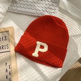 レトロキャップ_秋冬 アメリカンレトロ ゆるフィット 防寒ニット帽