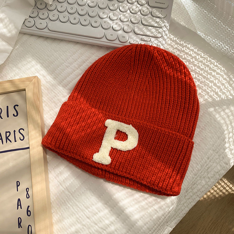 レトロキャップ_秋冬 アメリカンレトロ ゆるフィット 防寒ニット帽