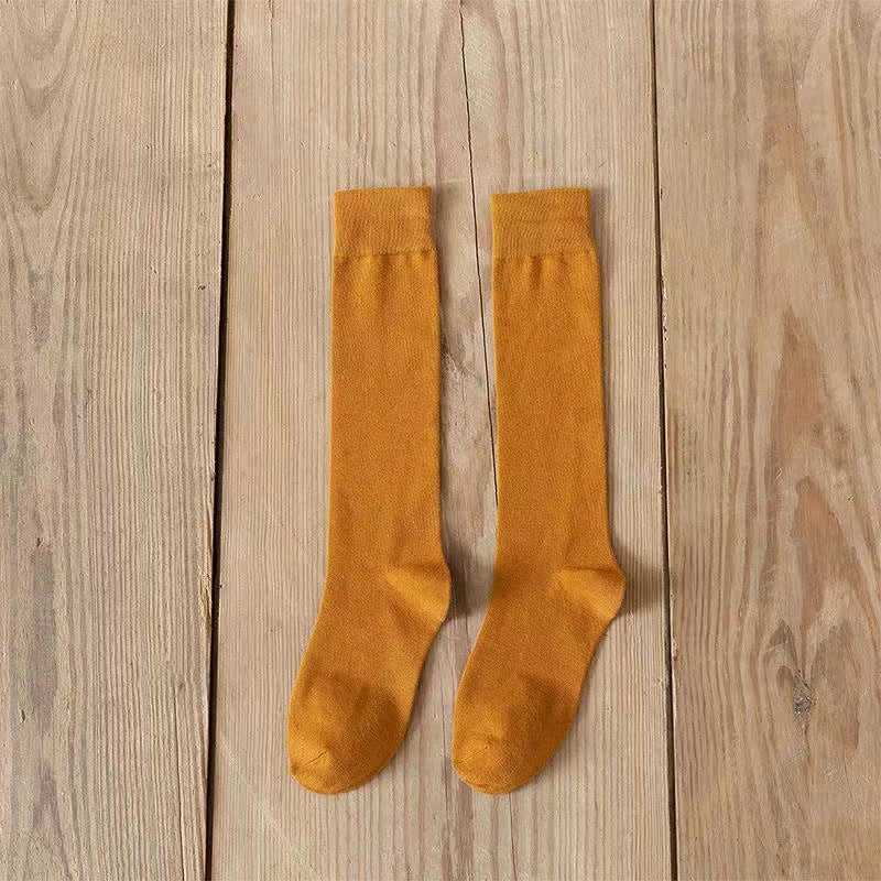 ミルキームード_レディース 秋冬 個性デザイン ファッションミドルソックス