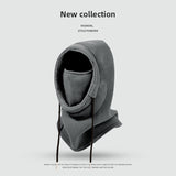 ウォームフーディ_冬 レディース マスク&スカーフ一体型 防寒あったか帽子