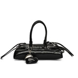 アーチロウ_ニッチデザイン ボウリングバッグ型 通勤ショルダーバッグ