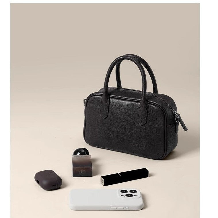 NATURAL LEATHER_Vegetable-tanned Leather Genuine Leather Women's Casual Shoulder Bag