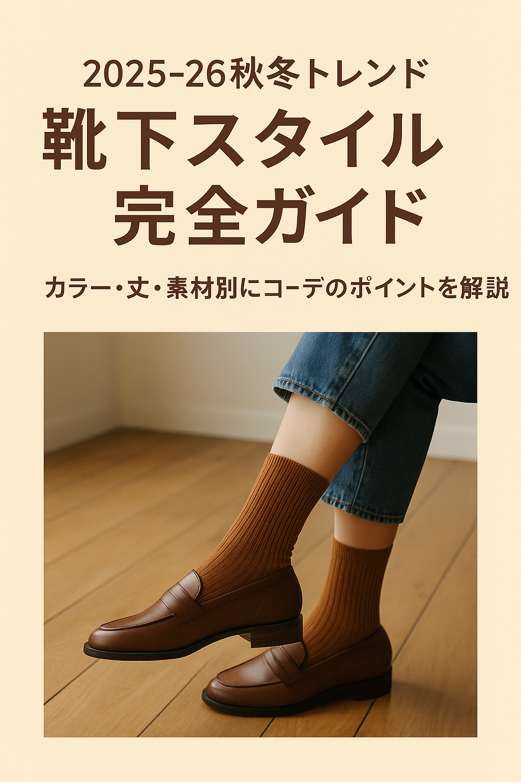 2025-26秋冬トレンド｜靴下スタイル完全ガイド – SOCKSLOVER公式