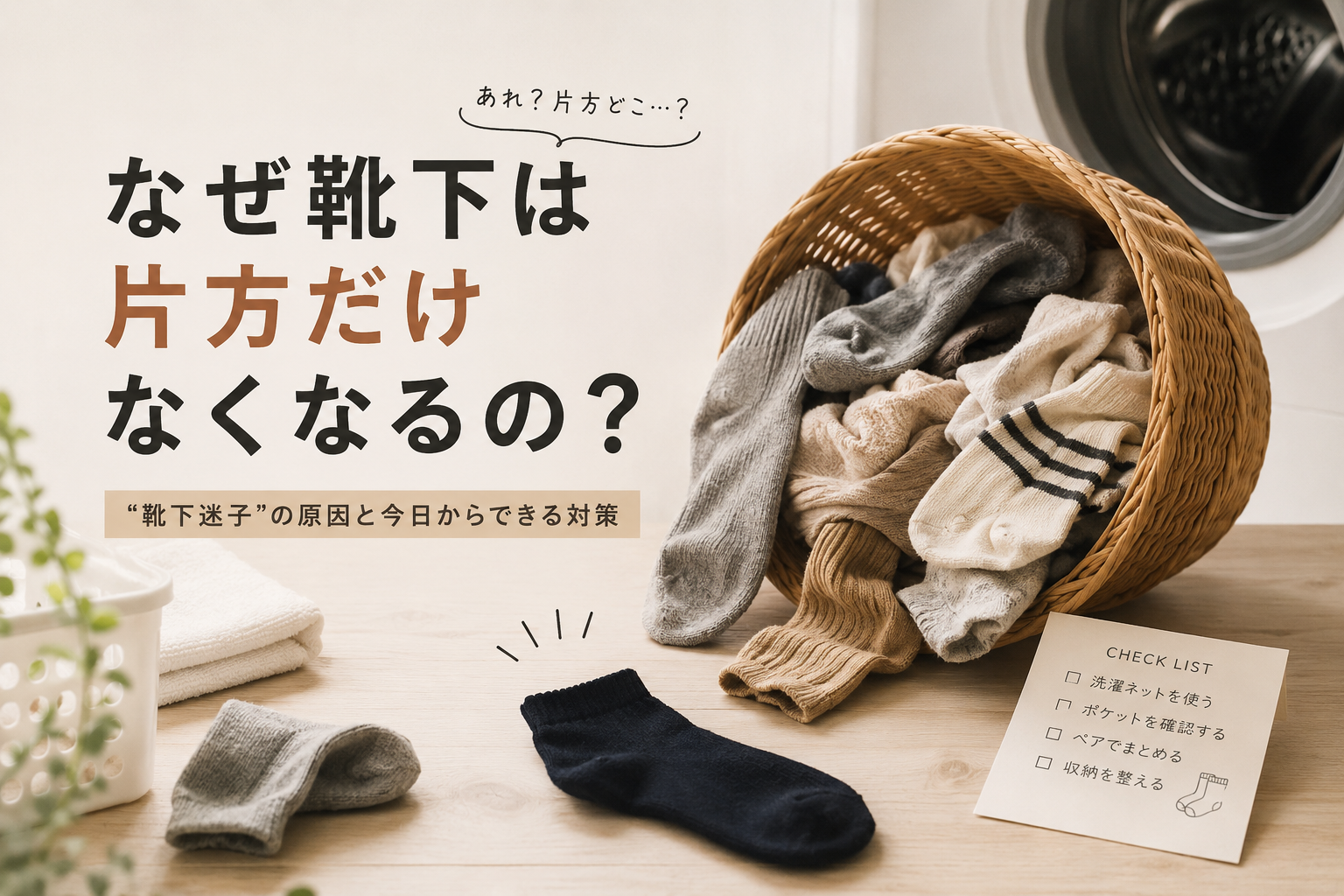 なぜ靴下は片方だけなくなるの？｜洗濯で靴下が消える理由と対策 – SOCKSLOVER