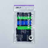 [Set Product] Japanese Convenience Store Style Line Socks | White & Black Set