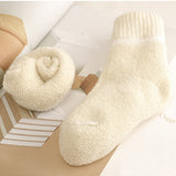 [ セット商品 ] リラックスウォーム_レディース 厚手 フリース＆パイル フロアソックス 室内用