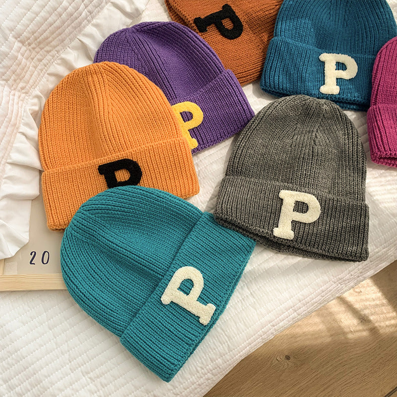 レトロキャップ_秋冬 アメリカンレトロ ゆるフィット 防寒ニット帽