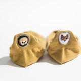 犬刺繍付きフットカバー | レディース浅履きソックスセット