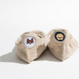 犬刺繍付きフットカバー | レディース浅履きソックスセット