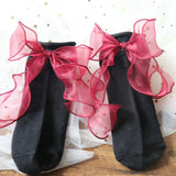 ガーリッシュボウ ロリータソックス | レース＆フリル付き可愛いレディース