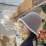 ラムモコ_秋冬 レディース 新作 ふわもこ ラムウールバケットハット