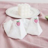 [ セット商品と単品商品] フルーツキス＿レディース フルーツ刺繍 薄手 コットン 浅履きボートソックス（10足/1足）