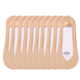 [ セット商品と単品商品] デイリーベーシック_レディース 薄手 浅履き ボーダー インビジブルソックス 春夏秋用（10足/1足）