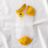 [ セット商品 ] ルミナスレース_サマーデイジー 浅履きソックス（５足）