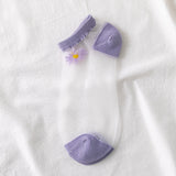 [ セット商品 ] ルミナスレース_サマーデイジー 浅履きソックス（５足）