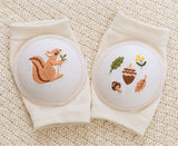 ベビースマイル_ベビー 膝保護 ソックス 夏用 通気性 メッシュ素材 転倒防止 クッション付き