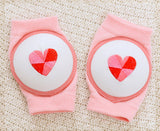 ベビースマイル_ベビー 膝保護 ソックス 夏用 通気性 メッシュ素材 転倒防止 クッション付き