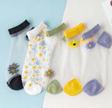 [ セット商品 ] ルミナスレース_サマーデイジー 浅履きソックス（５足）