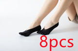 [ セット商品 ] エアフィット5_5本指 フットカバー 薄手 通気性 浅履きソックス（4足/8足）